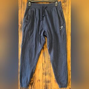 Gymshark Blue Powerlift Joggers, Men's, Size Small